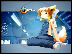 Lis, Firefox, Dziewczynka